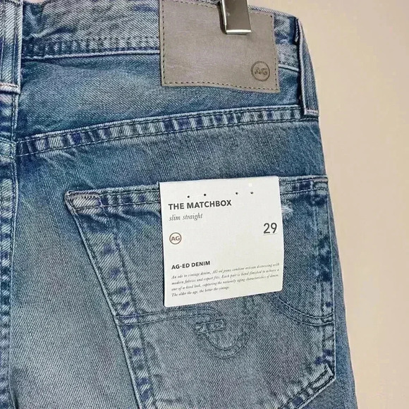 AG Adriano Goldschmied The Matchbox Slim Straight Jeans Size 29 - Picture 6 of 12